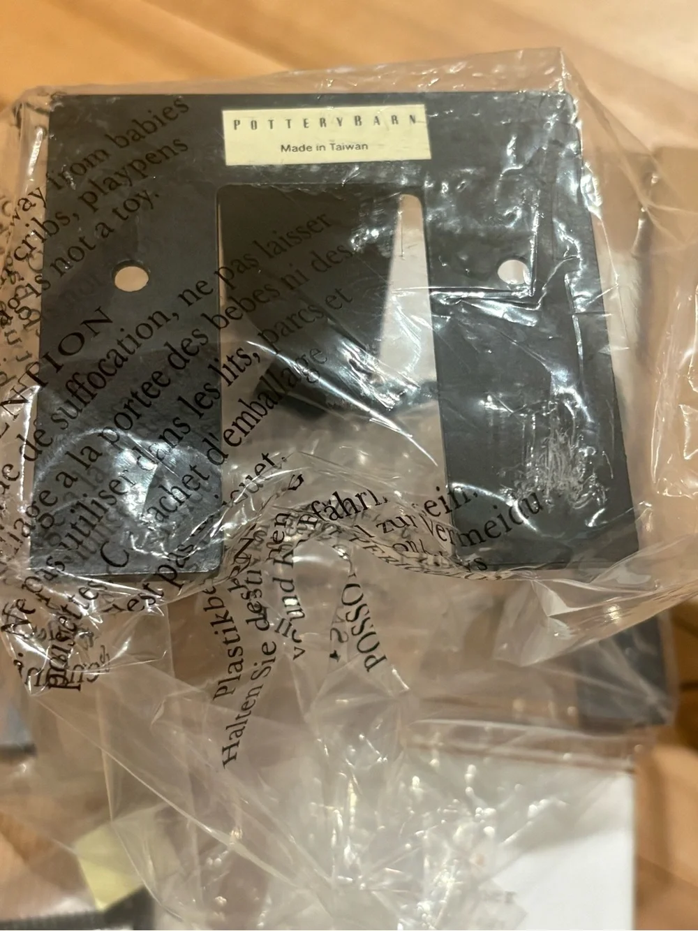 New Pottery Barn Steel Frame Risers - Matte Black Finish (Lot of 4)